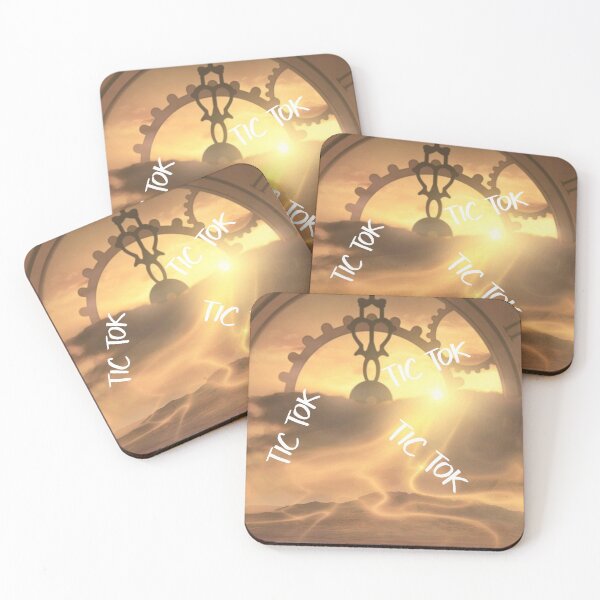 Item preview, TIC TOK, CLOCKWORK, TIME IS MOVING, TIME,  designed and sold by R B Chrystal.