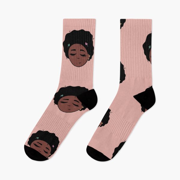 Item preview, Afro girl designed and sold by Curls-n-Coffee.
