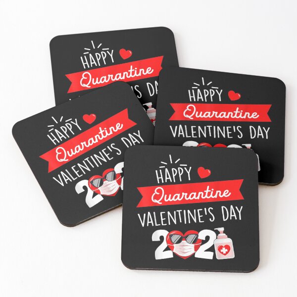 Item preview, Valentine’s Day 2021 Quarantined - Happy Valentines day love Hearts (2021) designed and sold by PrintexDesigns.