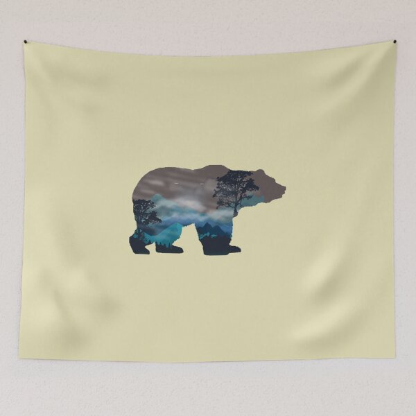 Item preview, Bear , The Mountains are Calling and I Must Go , Vacation , Camping , Adventure designed and sold by Mekoooo.