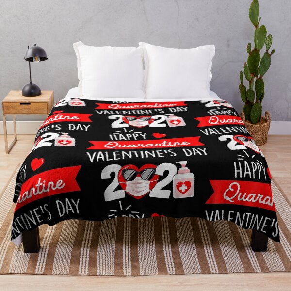 Item preview, Valentine’s Day 2021 Quarantined - Happy Valentines day love Hearts (2021) designed and sold by PrintexDesigns.