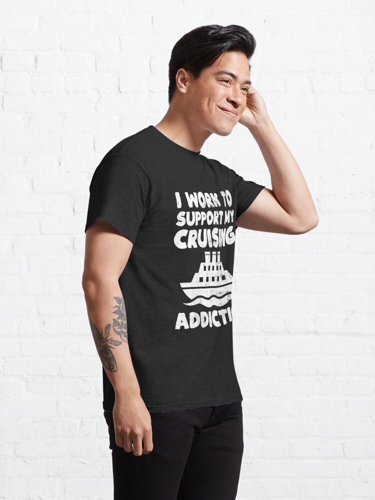 Cruise Wife's Addiction Funny Gift for Christmas' Men's T-Shirt