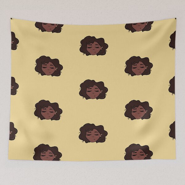 Item preview, Chica afro vintage designed and sold by Curls-n-Coffee.