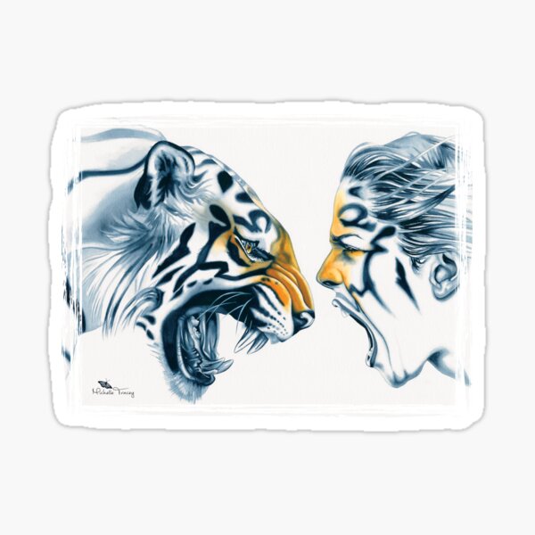Tiger Totem Sticker