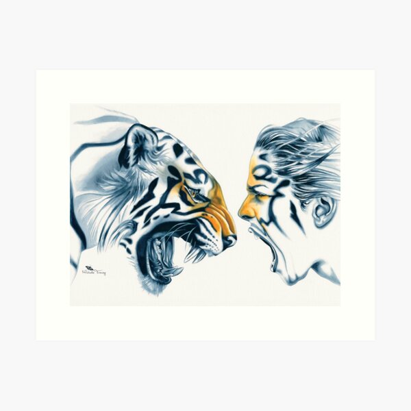 Item preview, Tiger Totem designed and sold by Michelle Tracey.