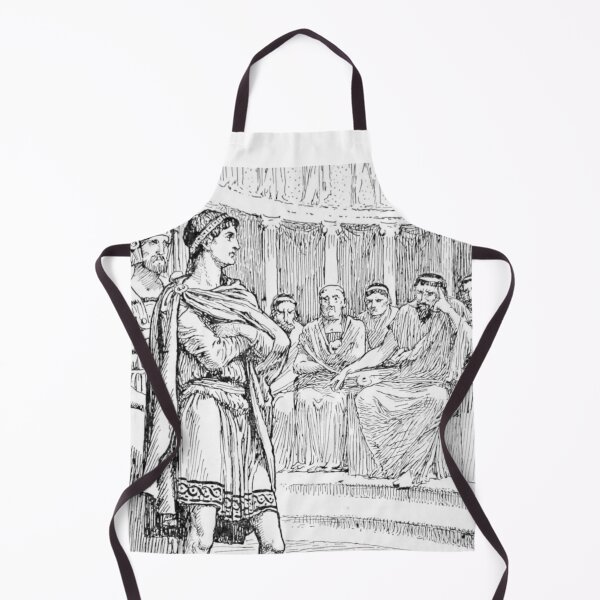 Item preview, Agis of Sparta Sentence Ancient Greece pen work designed and sold by ClassicalGreece.