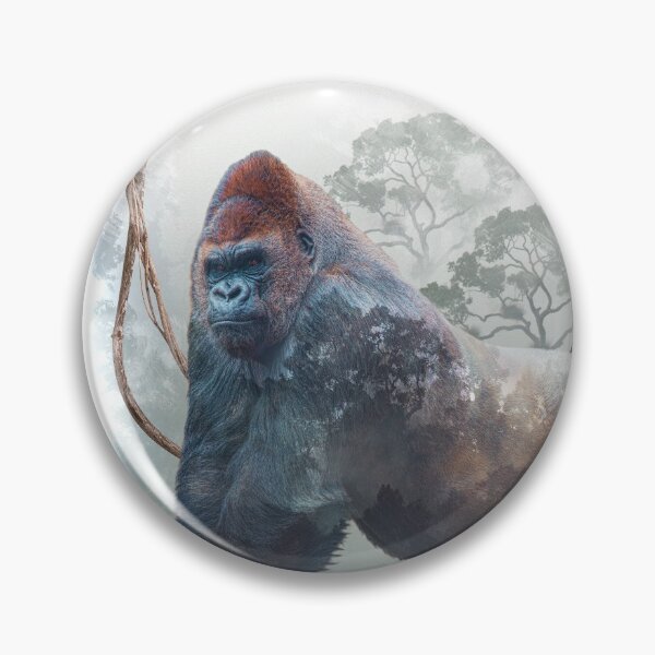 Item preview, Silverback Gorilla Double Exposure  designed and sold by solrevolver.