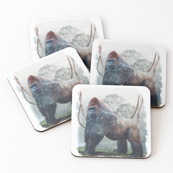 Item preview, Silverback Gorilla Double Exposure  designed and sold by solrevolver.