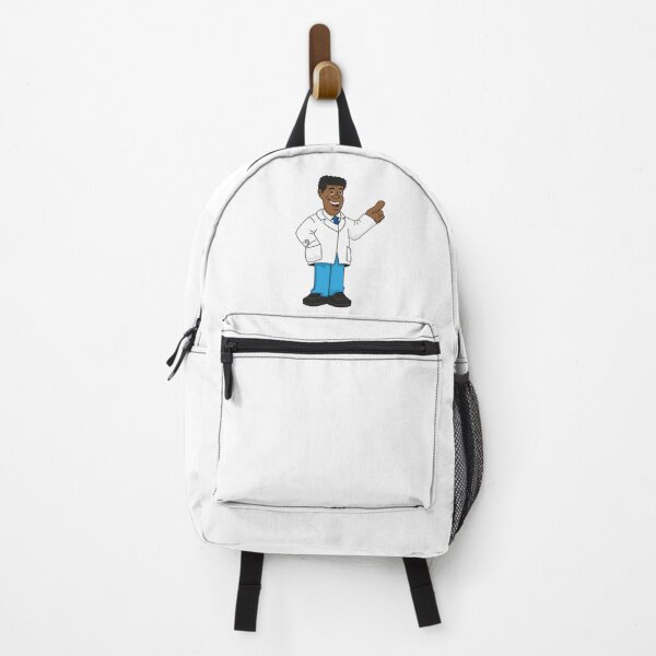 Item preview, Illustration depicting an afro-descendant man in a lab coat, doctor, teacher or pharmacist with hand in his pocket explaining something. Ideal for institutional materials and training designed and sold by LucianoCosmo.