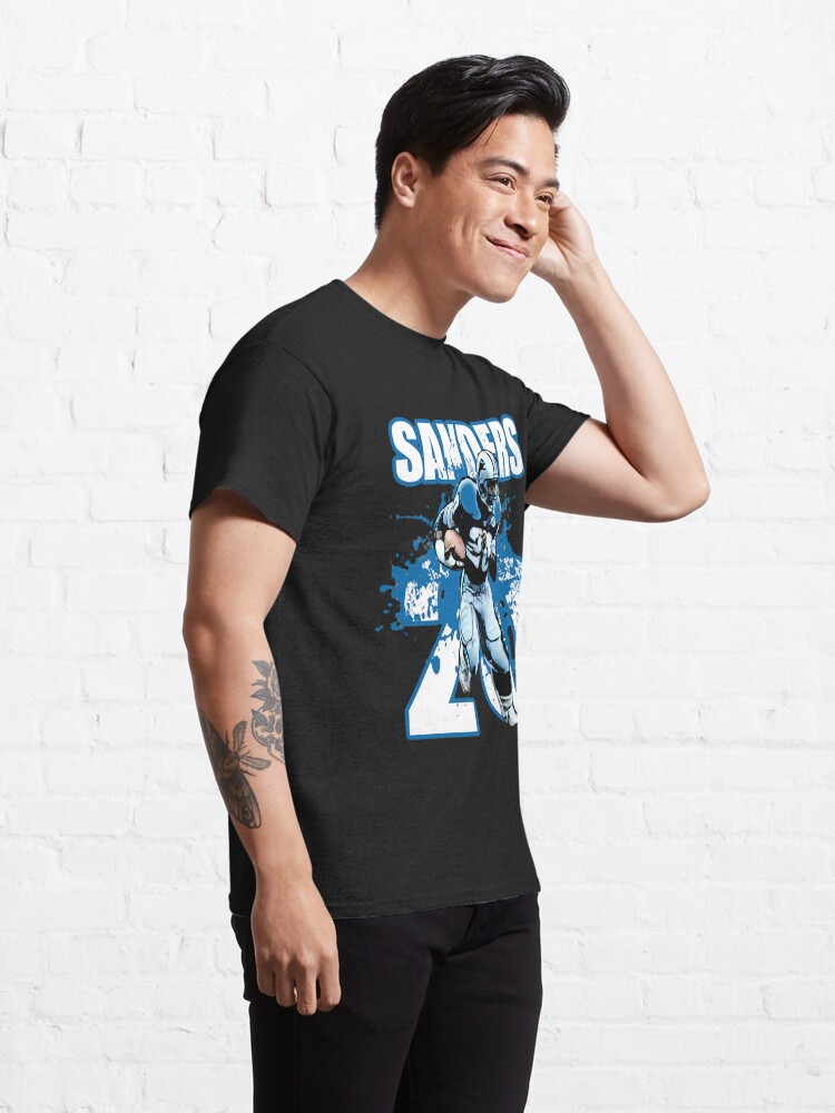 Disover Barry Sanders  Classic T-Shirt, Detroit Football Shirt, Retro Style 90s Vintage Unisex