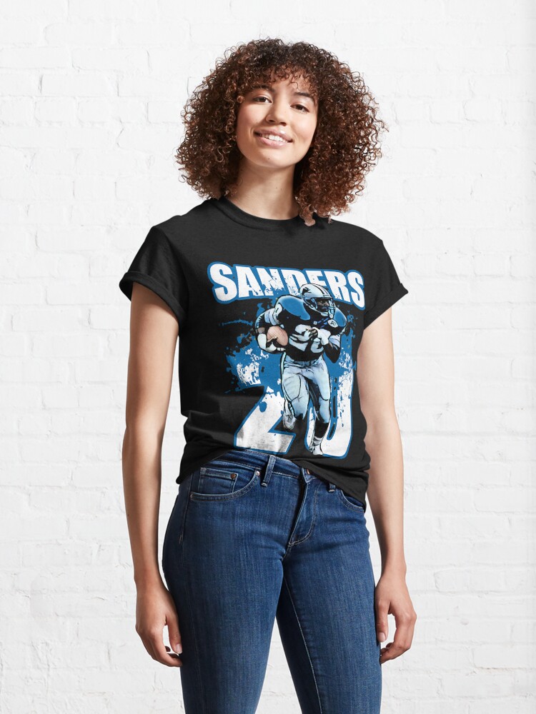 Discover Barry Sanders  Classic T-Shirt, Detroit Football Shirt, Retro Style 90s Vintage Unisex
