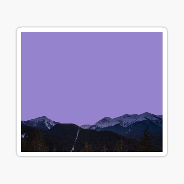 The Purple Mountain Sticker