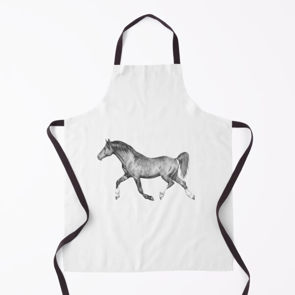 Item preview, Pencil drawing of a running horse designed and sold by IrynaHorseArt.