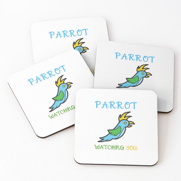 Item preview, Parrot Watching You designed and sold by ReshenNY.