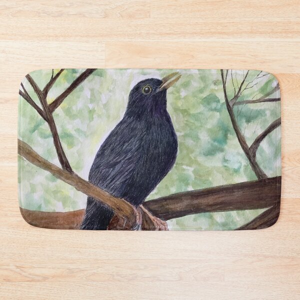 Item preview, Blackbird in the branches of a tree designed and sold by Diane Hunter Art.