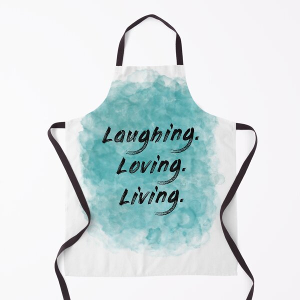 Item preview, Laughing. Loving. Living. (black) Motivational designed and sold by Odsy.