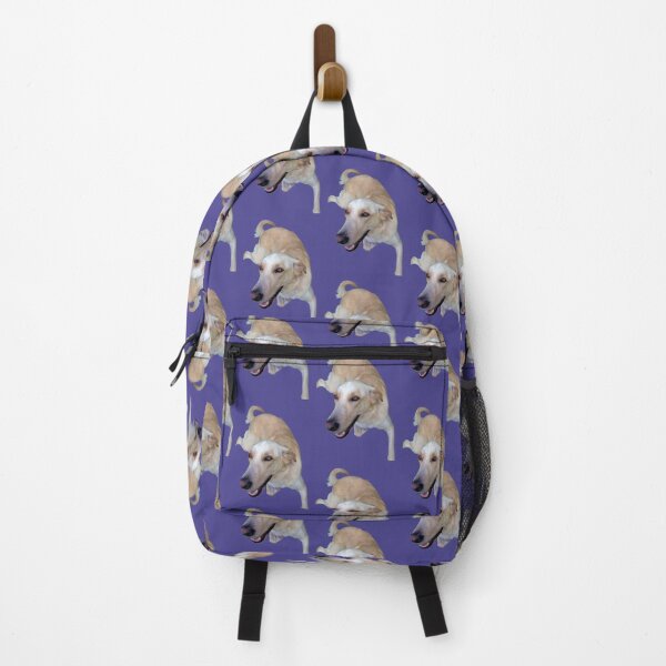 Item preview, Yellow dog with lilac background designed and sold by AnnetteArt.