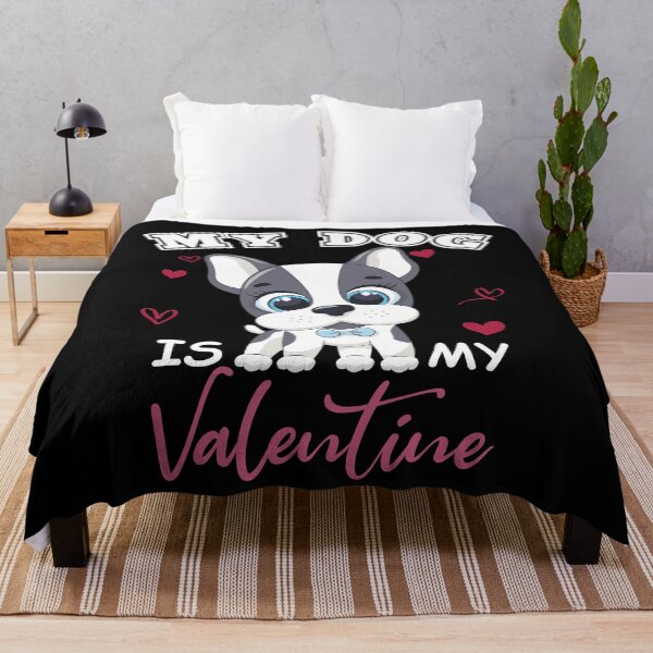 Item preview, My dog is my Valentine dog pet cute love designed and sold by blikonie.