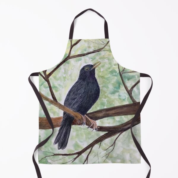 Item preview, Blackbird in the branches of a tree designed and sold by Diane Hunter Art.