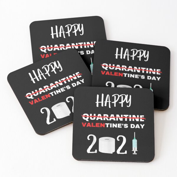 Item preview, Valentine’s Day 2021 Quarantined - Happy Valentines day love Hearts (2021) designed and sold by PrintexDesigns.