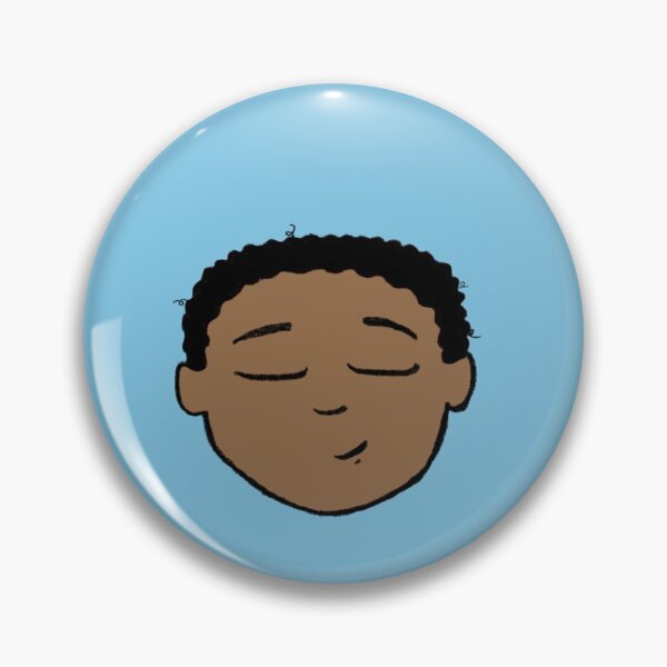 Item preview, Afro-haired boy designed and sold by Curls-n-Coffee.