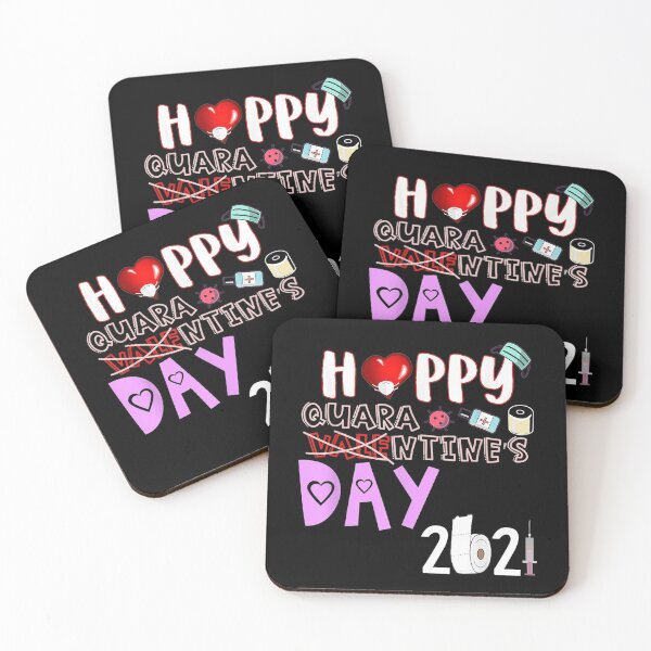 Item preview, Valentine’s Day 2021 Quarantined - Happy Valentines day love Hearts (2021) designed and sold by PrintexDesigns.