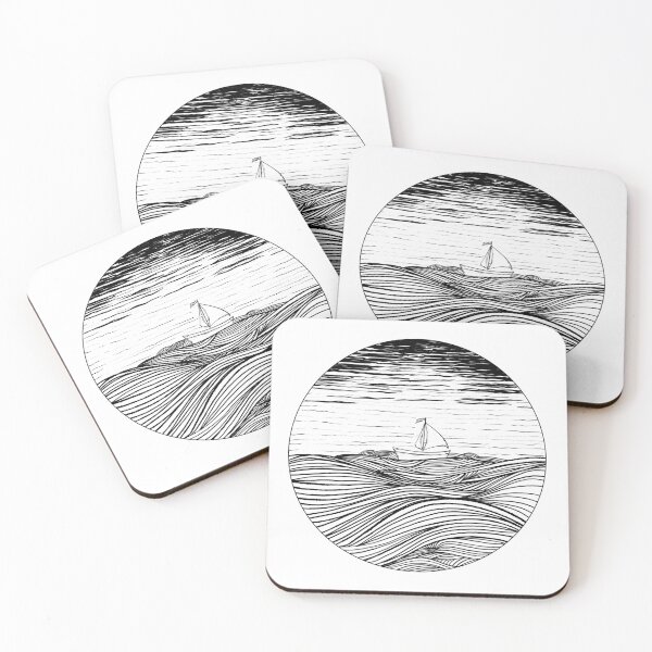 Item preview, A Boat on the sea designed and sold by hdesignEG.