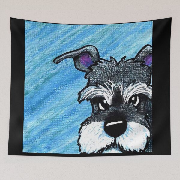 Item preview, Schnauzer dog cartoon art pets dogs cute sweet puppy designed and sold by Coolstuff4you71.