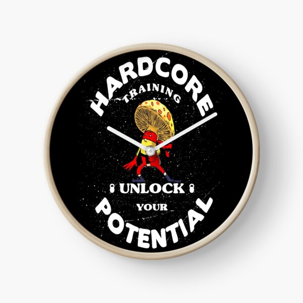 Item preview, Hardcore Training Unlock Your Potential Mushroom Ninja Mixed Martial Arts MMA Superhero designed and sold by ProjectX23.