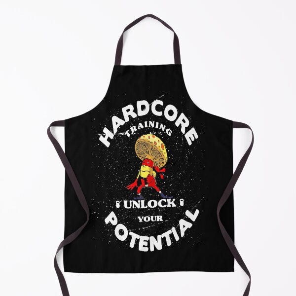 Item preview, Hardcore Training Unlock Your Potential Mushroom Ninja Mixed Martial Arts MMA Superhero designed and sold by ProjectX23.
