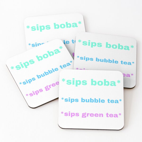 Item preview, Green Tea And Boba And Taro And Milk Tea designed and sold by Yeewen1234.