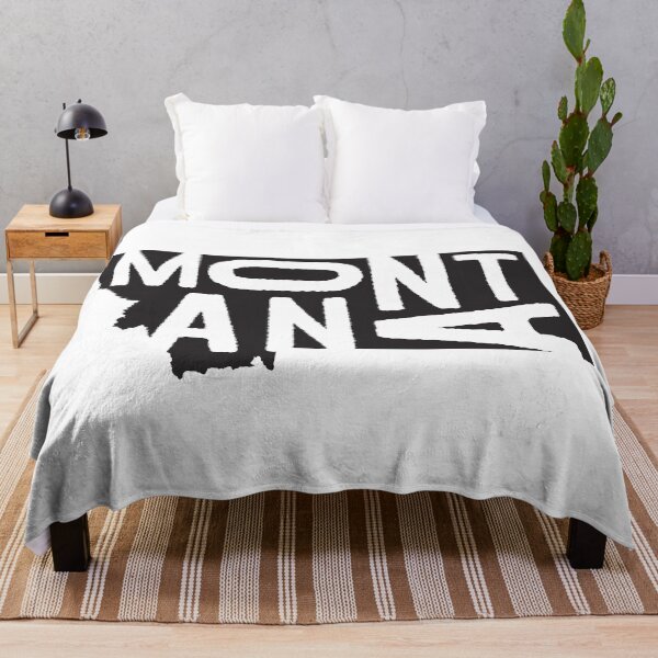 Item preview, Montana State Map Art Logo Cool Trendy Design Vintage Lettering Graphic Gift Idea For Proud People Living In Montana Northwestern Gift For Christmas Birthday Graduation Holidays For Him For Her designed and sold by crookedriverusa.