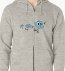 The amazing world gumball - gumball 1 Zipped Hoodie