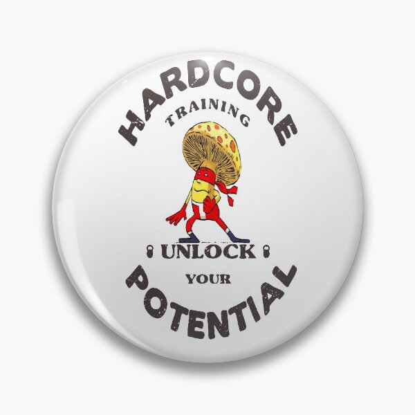 Item preview, Hardcore Training Unlock Your Potential Mushroom Ninja Mixed Martial Arts MMA Superhero designed and sold by ProjectX23.