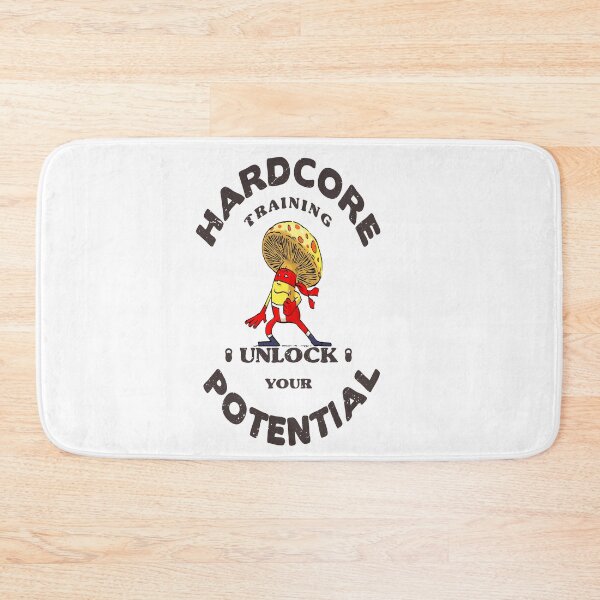 Item preview, Hardcore Training Unlock Your Potential Mushroom Ninja Mixed Martial Arts MMA Superhero designed and sold by ProjectX23.