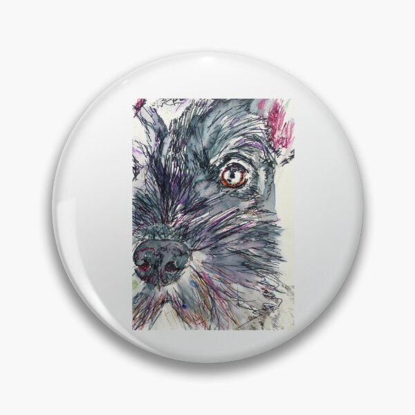 Item preview, Schnauzer dog close up full face art pets dogs cute sweet puppy designed and sold by Coolstuff4you71.
