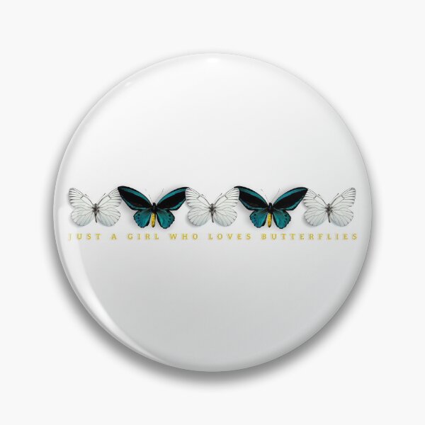 Aperçu de l'œuvre Une fille qui aime les papillons | Amoureux de la nature | Scintillant scintillant créée et vendue par SW Longwave.