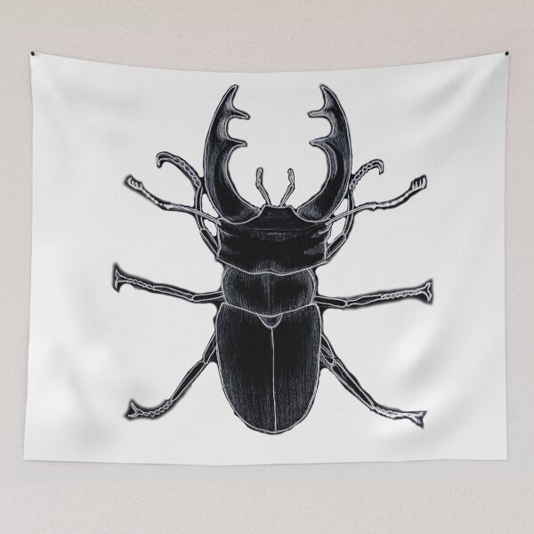 Item preview, Black Stag Beetle designed and sold by Ailuigidlos.