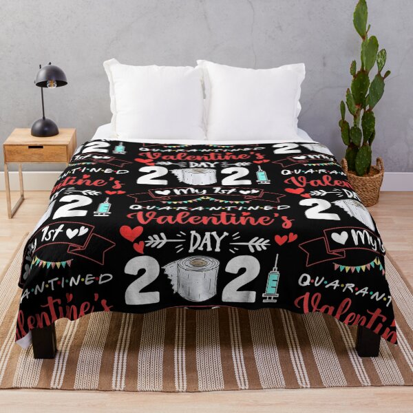 Item preview, Valentine’s Day 2021 Quarantined - Happy Valentines day love Hearts (2021) designed and sold by PrintexDesigns.