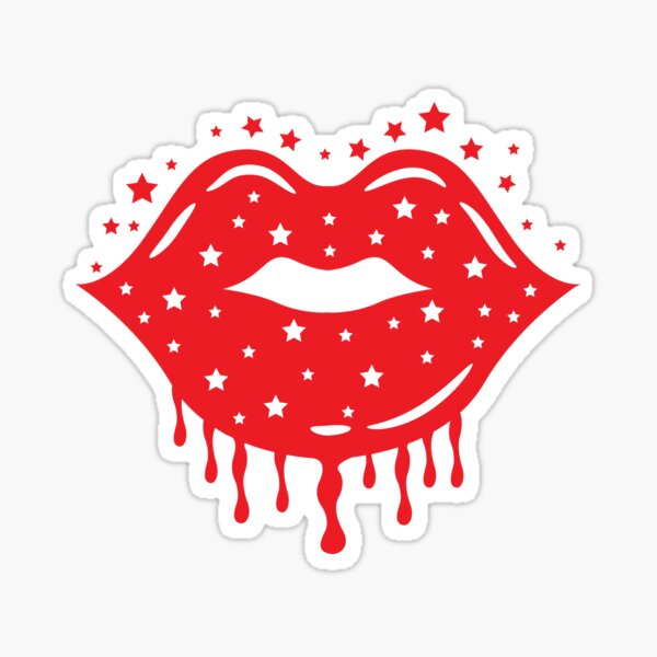 Dripping lips Buffalo Bills SVG