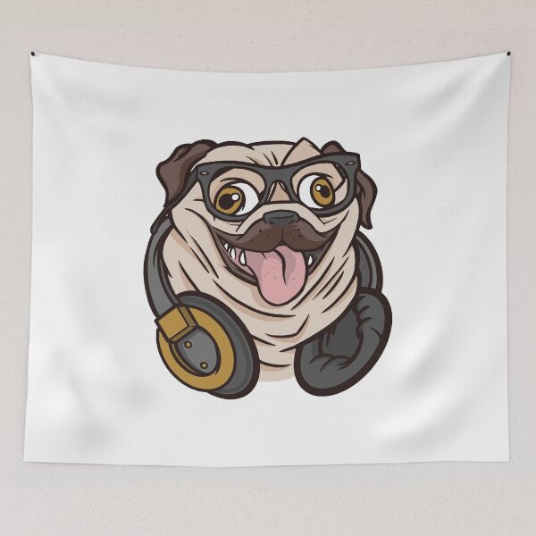 Item preview, Happy Pug designed and sold by Dase23.