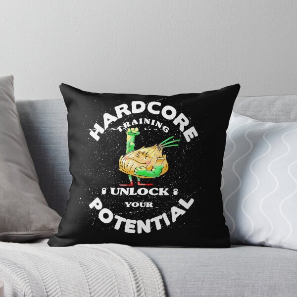 Item preview, Hardcore Training Unlock Your Potential Strong Onion Power Lifter Bodybuilder Foodietoon designed and sold by ProjectX23.