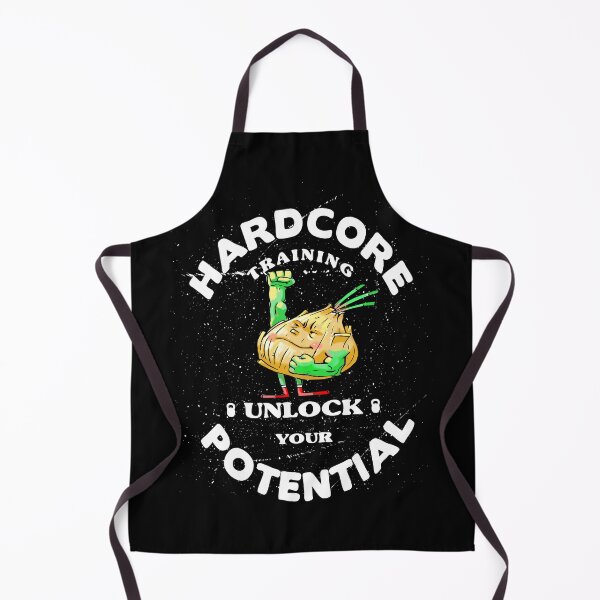 Item preview, Hardcore Training Unlock Your Potential Strong Onion Power Lifter Bodybuilder Foodietoon designed and sold by ProjectX23.