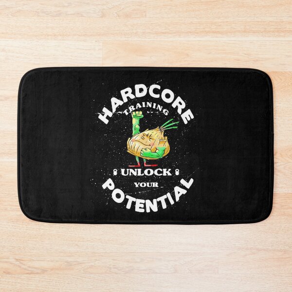 Item preview, Hardcore Training Unlock Your Potential Strong Onion Power Lifter Bodybuilder Foodietoon designed and sold by ProjectX23.