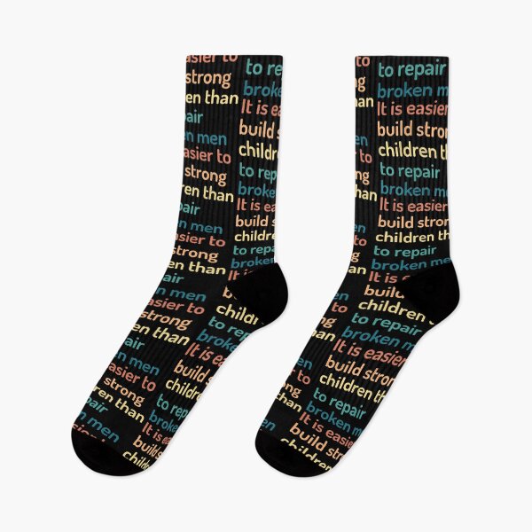 Item preview, It Is Easier to Build Strong Children than to Repair Broken Men | Frederick Douglass Quote designed and sold by kindxinn.