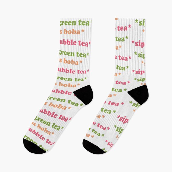 Item preview, green tea boba and taro and milk tea designed and sold by GraphicBit.
