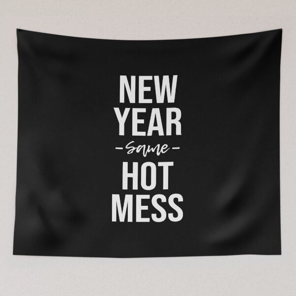 Item preview, New Year Same Hot Mess 2021 designed and sold by kindxinn.