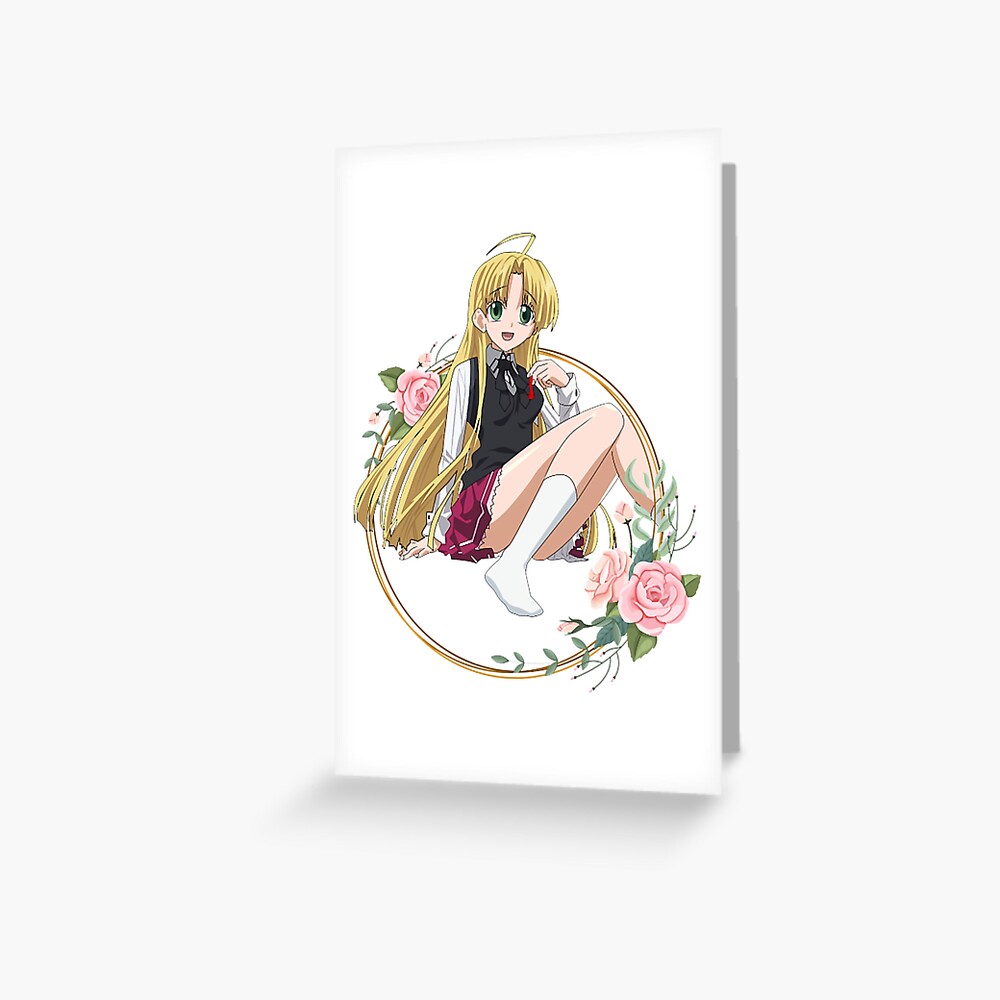 High School DxD Anime Character Asia Argento Greeting Card for Sale by  MariaThelma5