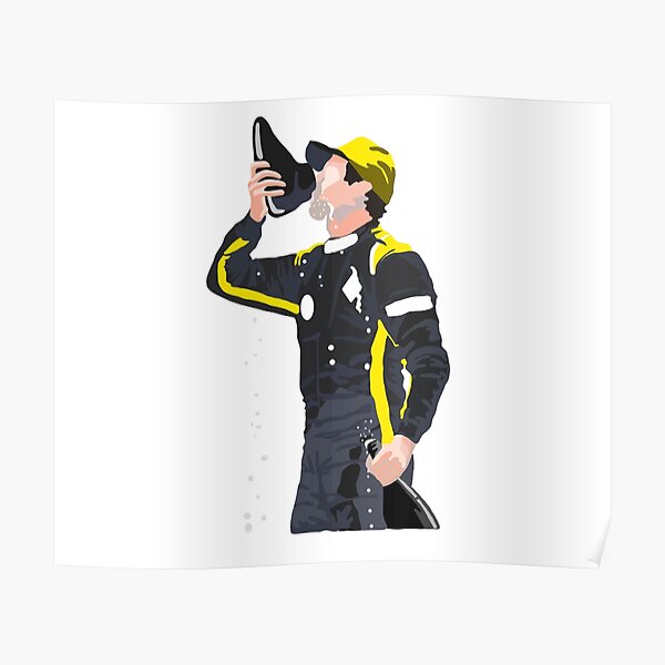 Daniel Ricciardo Shoey Art Poster