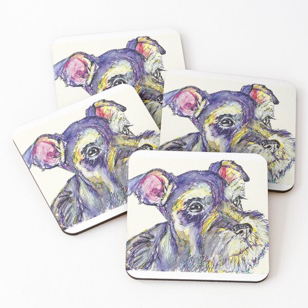 Item preview, Schnauzer dog art pets dogs cute sweet puppy designed and sold by Coolstuff4you71.